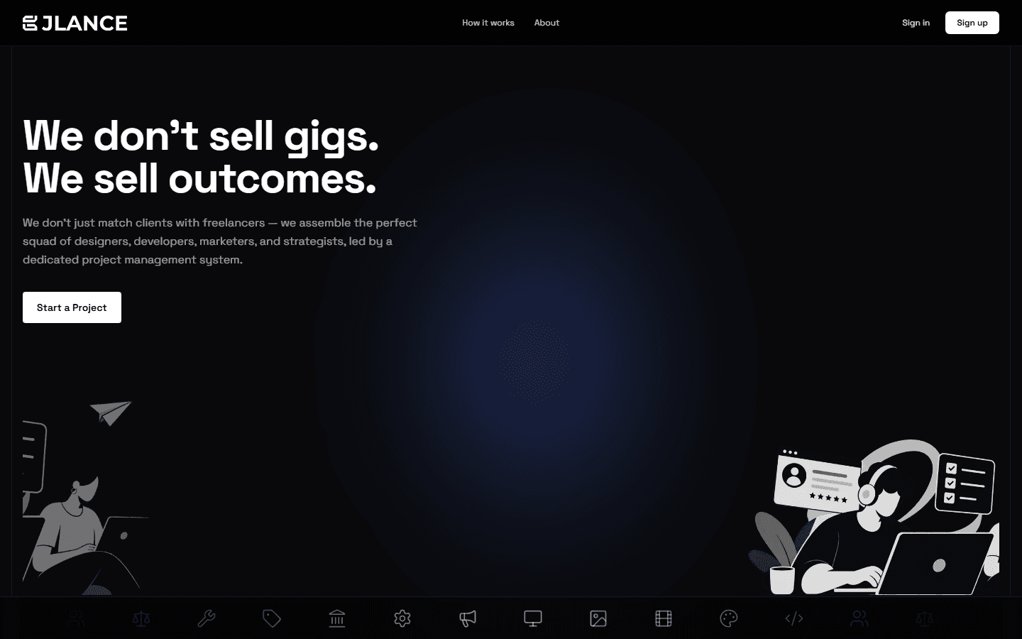 Screenshot of JLance